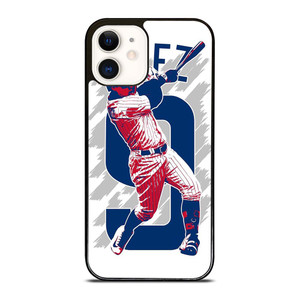 JAVIER BAEZ CHICAGO CUBS ART iPhone 12 Case Cover JAVIER BAEZ CHICAGO CUBS ART iPhone 12 Case Cover