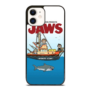 JAWS LOGO 8 BIT iPhone 12 Case Cover JAWS LOGO 8 BIT iPhone 12 Case Cover