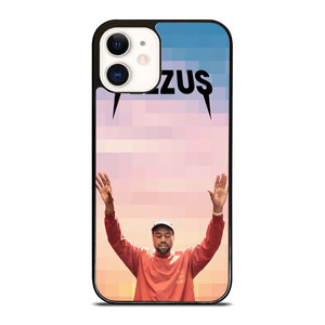 KANYE WEST POSTERIZE YEEZUS LOGO iPhone 12 Case Cover KANYE WEST POSTERIZE YEEZUS LOGO iPhone 12 Case Cover