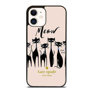 KATE SPADE MEOW CAT iPhone 12 Case Cover KATE SPADE MEOW CAT iPhone 12 Case Cover