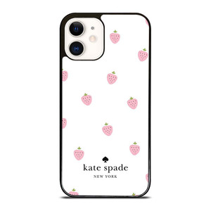 KATE SPADE NEW YORK PINK STRAWBERRY iPhone 12 Case Cover