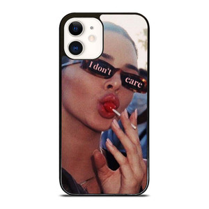 KENDALL JENNER I DON'T CARE iPhone 12 Case Cover KENDALL JENNER I DON'T CARE iPhone 12 Case Cover