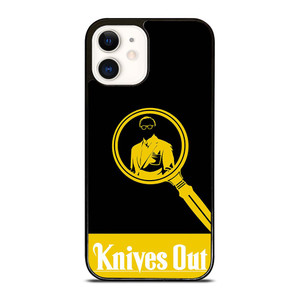 KNIVES OUT DANIEL CRAIG SILHOUETTE iPhone 12 Case Cover KNIVES OUT DANIEL CRAIG SILHOUETTE iPhone 12 Case Cover