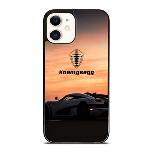 KOENIGSEGG CAR SUNSET LOGO iPhone 12 Case Cover