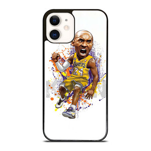 LA LAKERS KOBE BRYANT CARTOON iPhone 12 Case Cover LA LAKERS KOBE BRYANT CARTOON iPhone 12 Case Cover