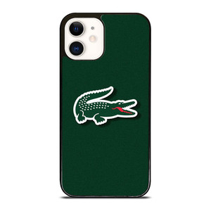 LACOSTE CROCODILE GREEN iPhone 12 Case Cover