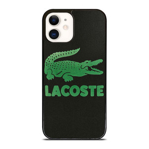 LACOSTE CROCODILE SUEDE iPhone 12 Case Cover