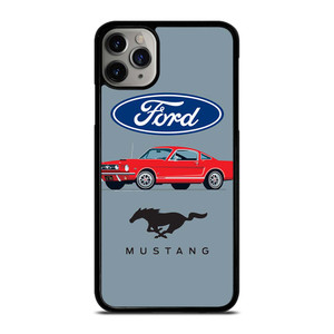 1965 FORD MUSTANG ILLUSTRATION iPhone 11 Pro Max Case Cover