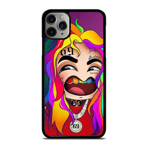 6IX9INE SIX NINE FACE CARTOON iPhone 11 Pro Max Case Cover