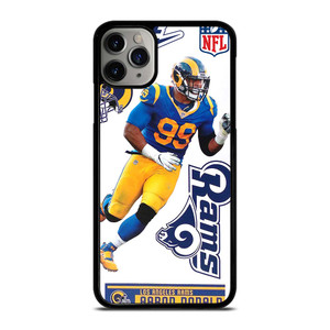 AARON DONALD LOS ANGELES RAMS NFL iPhone 11 Pro Max Case Cover