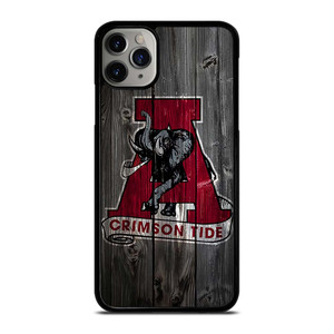 ALABAMA CRIMSON TIDE WOODEN ICON iPhone 11 Pro Max Case Cover