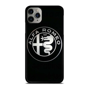 ALFA ROMEO METAL BLACK iPhone 11 Pro Max Case Cover