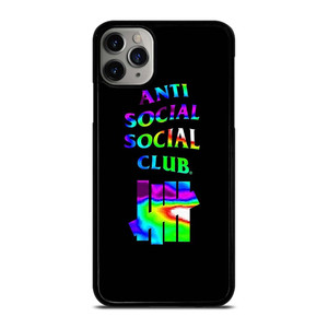 ANTI SOCIAL CLUB UNDEFEATED RAINBOW iPhone 11 Pro Max Case Cover