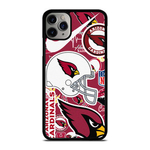 ARIZONA CARDINALS NFL STICKER BOMB iPhone 11 Pro Max Case Cover