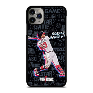 ATLANTA BRAVES ACUNA SHOOT WALL iPhone 11 Pro Max Case Cover