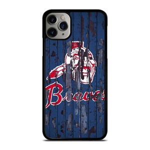 ATLANTA BRAVES RUSTY WOOD iPhone 11 Pro Max Case Cover