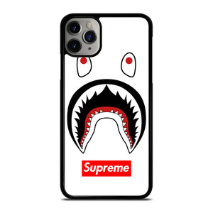 BAPE CAMO SHARK SUPREME WHITE iPhone 11 Pro Max Case Cover