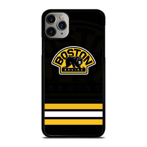 BOSTON BRUINS LOGO STRIPED iPhone 11 Pro Max Case Cover