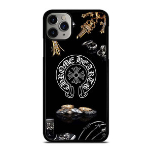 CHROME HEARTS METAL LOGO iPhone 11 Pro Max Case Cover