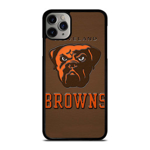CLEVELAND BROWNS DOG NFL MASCOT iPhone 11 Pro Max Case Cover