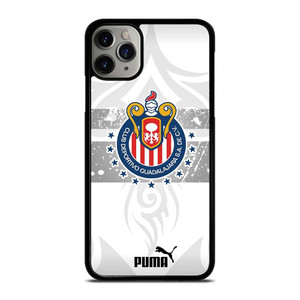 CLUB DEPORTIVO GUADALAJARA PUMA WHITE iPhone 11 Pro Max Case Cover CLUB DEPORTIVO GUADALAJARA PUMA WHITE iPhone 11 Pro Max Case Cover