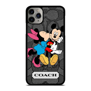 COACH MINNIE MICKEY MOUSE KISS iPhone 11 Pro Max Case Cover