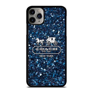 COACH NEW YORK BLUE STONE iPhone 11 Pro Max Case Cover