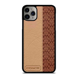 COACH NEW YORK BROWN LEATHER iPhone 11 Pro Max Case Cover COACH NEW YORK BROWN LEATHER iPhone 11 Pro Max Case Cover