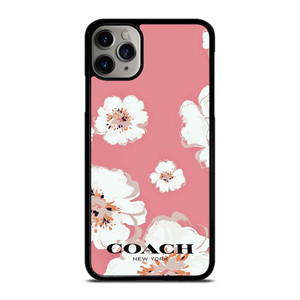 COACH NEW YORK PINK FLOWER iPhone 11 Pro Max Case Cover