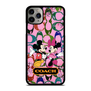 COACH PINK MICKEY MINNIE iPhone 11 Pro Max Case Cover