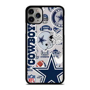 DALLAS COWBOYS NFL STICKER BOMB iPhone 11 Pro Max Case Cover