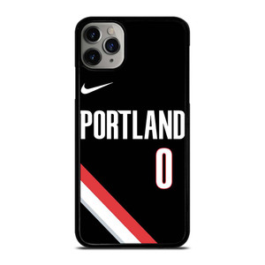 DAMIAN LILLARD PORTLAND TRAIL BLAZERS BLACK iPhone 11 Pro Max Case Cover
