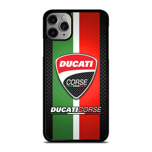 DUCATI CORSE CARBON LOGO iPhone 11 Pro Max Case Cover