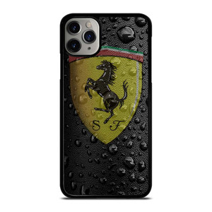 FERRARI DROP WATER BLACK iPhone 11 Pro Max Case Cover FERRARI DROP WATER BLACK iPhone 11 Pro Max Case Cover