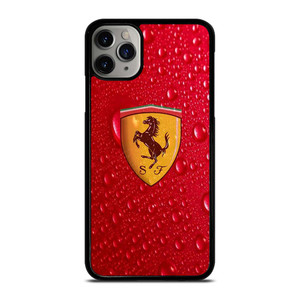 FERRARI DROP WATER RED iPhone 11 Pro Max Case Cover