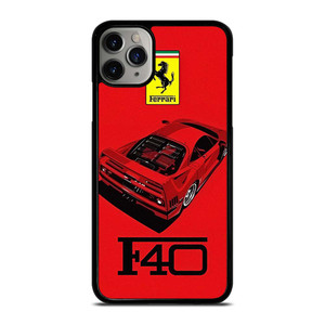 FERRARI F40 SUPERCAR LOGO iPhone 11 Pro Max Case Cover