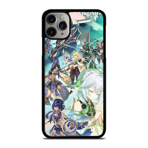 GENSHIN IMPACT MOBILE GAME CHARACTERS iPhone 11 Pro Max Case Cover