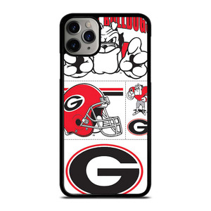 GEORGIA BULLDOGS STICKER COLLECTION iPhone 11 Pro Max Case Cover