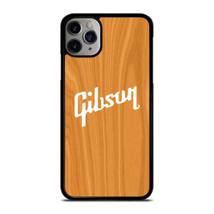GIBSON GUITAR WOODEN LOGO 2 iPhone 11 Pro Max Case Cover
