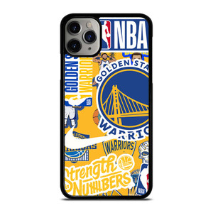 GOLDEN STATE WARRIORS NBA STICKER BOMB iPhone 11 Pro Max Case Cover