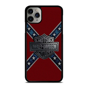HARLEY DAVIDSON FLAG CARBON iPhone 11 Pro Max Case Cover