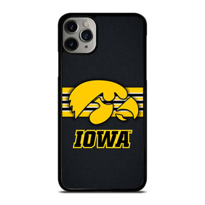 IOWA HAWKEYES STRIPE LOGO iPhone 11 Pro Max Case Cover