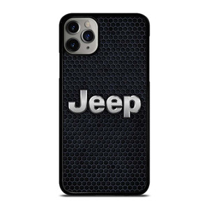 JEEP BLACK METAL LOGO iPhone 11 Pro Max Case Cover