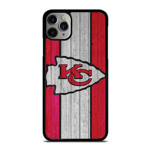 KANSAS CITY CHIEFS WOODEN LOGO iPhone 11 Pro Max Case Cover