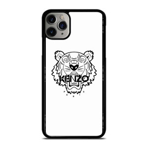KENZO PARIS BORDERED LOGO WHITE iPhone 11 Pro Max Case Cover KENZO PARIS BORDERED LOGO WHITE iPhone 11 Pro Max Case Cover
