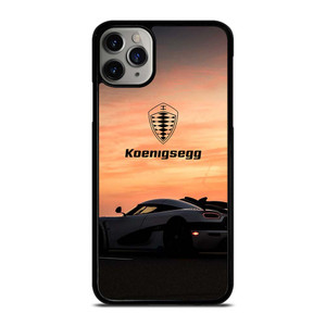 KOENIGSEGG CAR SUNSET LOGO iPhone 11 Pro Max Case Cover