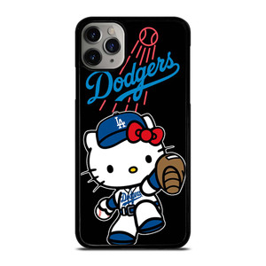 LA DODGERS HELLO KITTY BASEBALL iPhone 11 Pro Max Case Cover