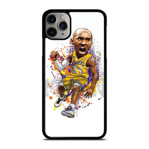 LA LAKERS KOBE BRYANT CARTOON iPhone 11 Pro Max Case Cover