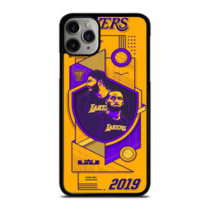 LA LAKERS LEBRON JAMES & ANTHONY DAVIS iPhone 11 Pro Max Case Cover