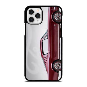 1965 FORD MUSTANG RED CAR iPhone 11 Pro Case Cover